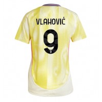 Camisa de time de futebol Juventus Dusan Vlahovic #9 Replicas 2º Equipamento Feminina 2024-25 Manga Curta